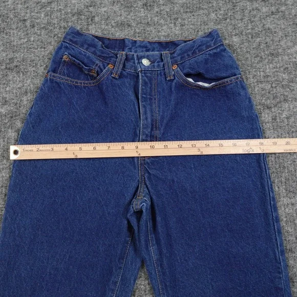 Vintage Levi's 17505 XX Jeans Womens 9 Blue High Rise Tapered Leg USA Made 27" - Picture 13 of 14